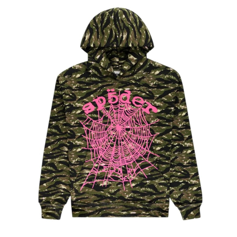 Sp5der OG Web V2 Tiger Camo Hoodie