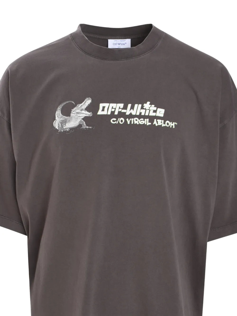 Off-White Brown Croco T-Shirt