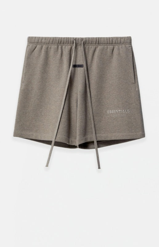 Fear of God Essentials SP25 Metallic Logo Shorts ‘Homestead Heather’