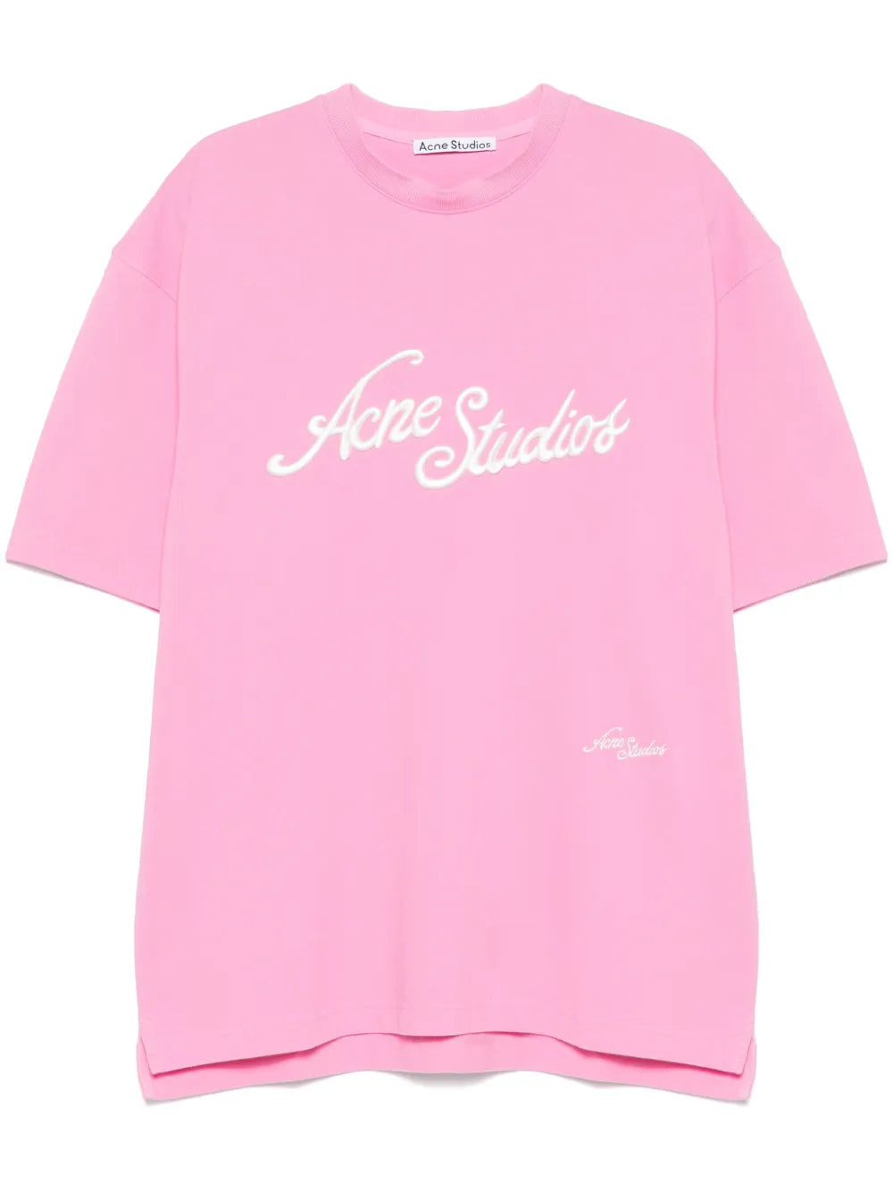 Acne Studios Pink Logo T-Shirt