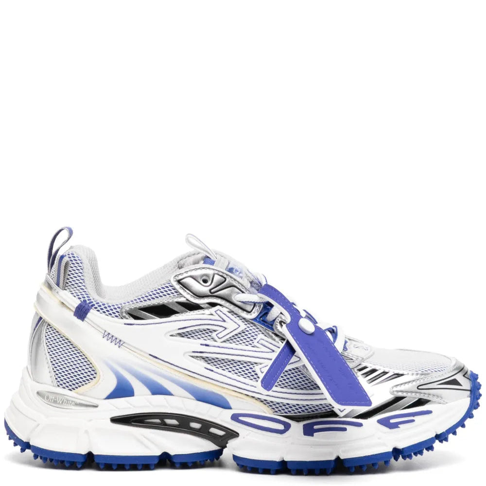 Off-White Be Right Back Performance Sneakers - White/Light Blue