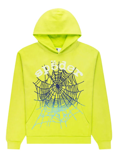 SP5DER Green Web Hoodie