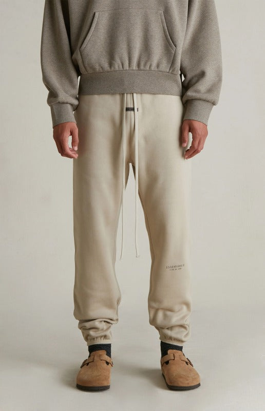 Fear Of God Essentials Vintage Metallic Logo Sweatpants ‘Timber’ SP25