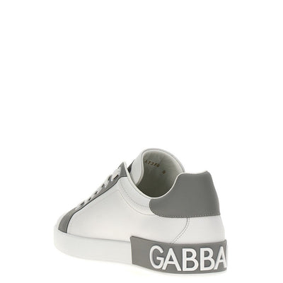 Dolce & gabbana 'portofino' sneakers white/gray