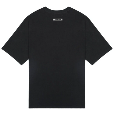 (SALE) FEAR OF GOD ESSENTIALS 3D Silicon Applique Boxy T-Shirt Limo/Black