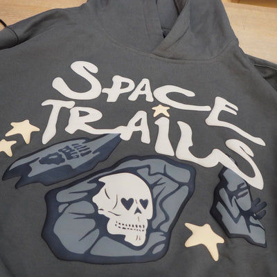 Broken Planet Market Space Trails Hoodie Beluga Gray by Broken Planet Market from £165.00