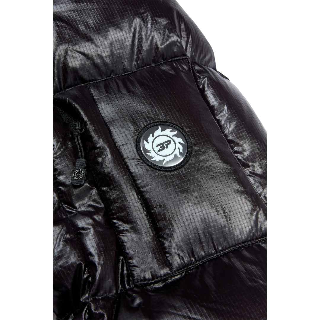 Hype Locker UK Broken Planet Black Puffer Jacket
