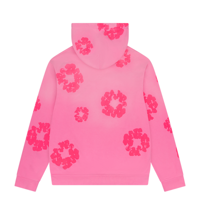 DENIM TEARS Premium Pink Mono Cotton Wreath Hoodie