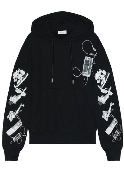 Off White Scan Over Hoodie