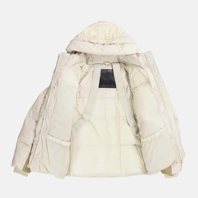 Syna World Logo Puffer Jacket - Cream