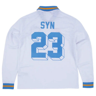 Syna World White Football Jersey – Premium Breathable Sportswear
