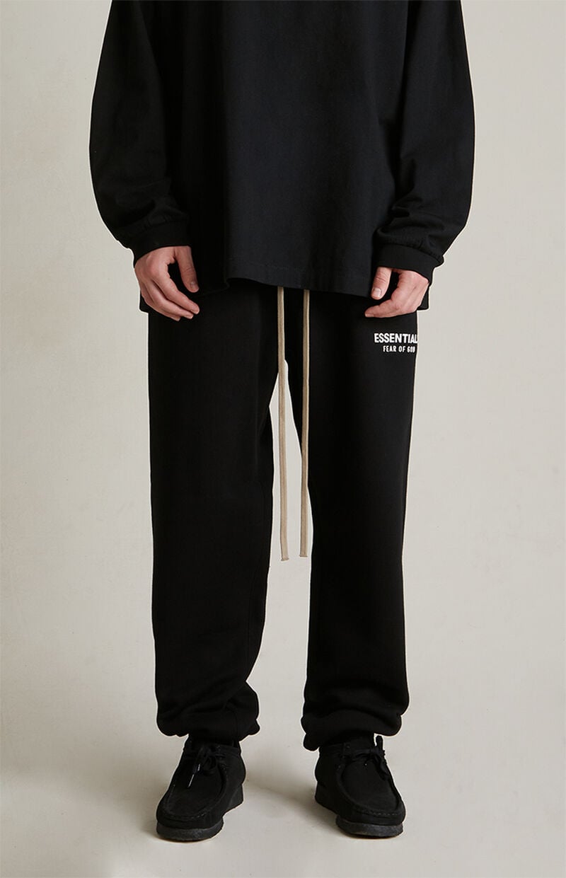 FEAR OF GOD ESSENTIALS Sweatpants SS25 Black
