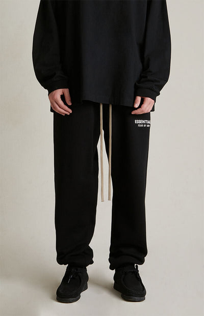 FEAR OF GOD ESSENTIALS Sweatpants SS25 Black