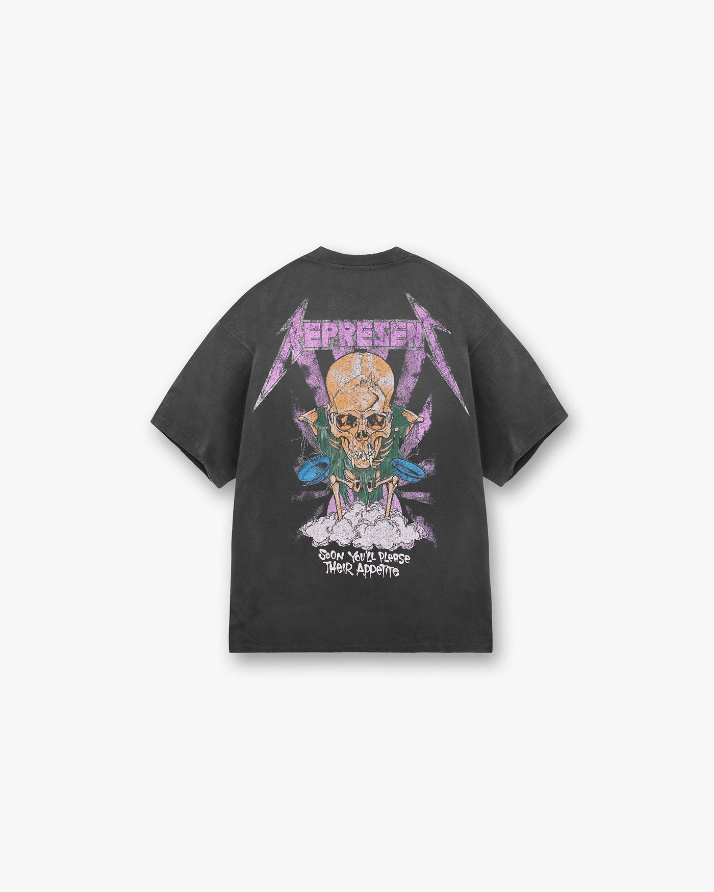 Metallica Justice T-Shirt Stained Black