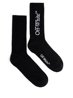 OFF-WHITE Black long socks