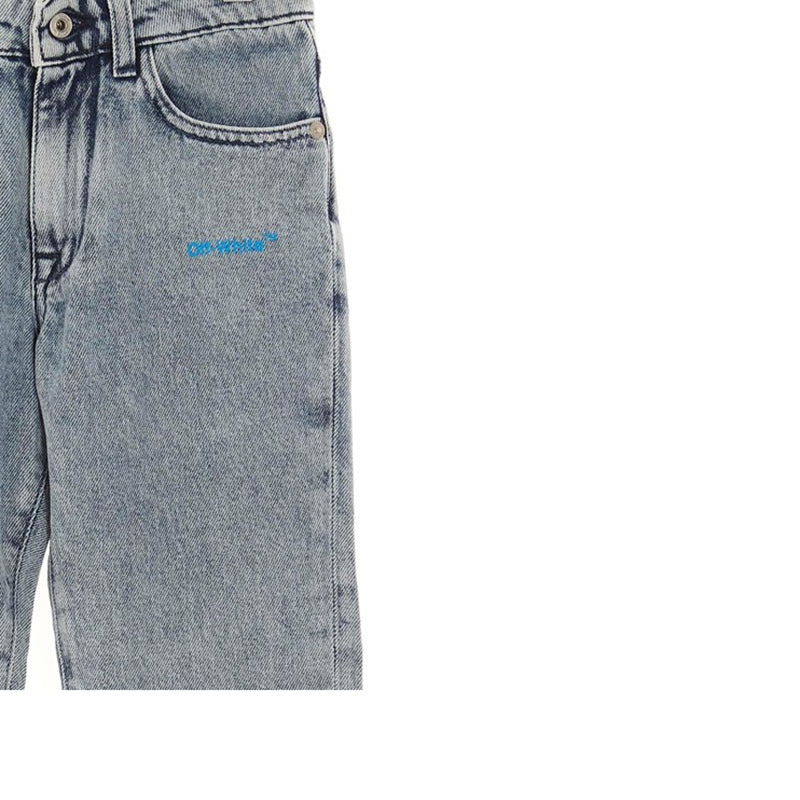 OFF-WHITE 'Helvetica Diag’ Jeans