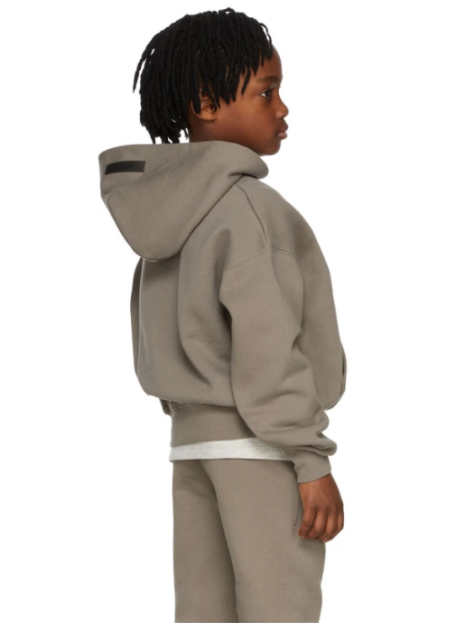 FEAR OF GOD ESSENTIALS HOODIE DESERT TAUPE KIDS/JR SS22