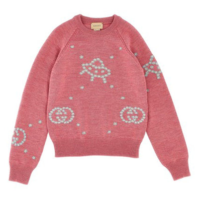 GUCCI 'Above all' Embroidery Sweater