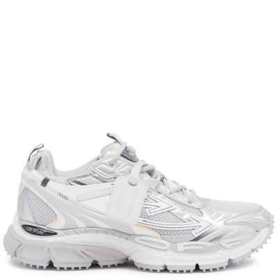 OFF-WHITE Be Right Back Panelled Mesh Sneakers with Signature Arrows Appliqué