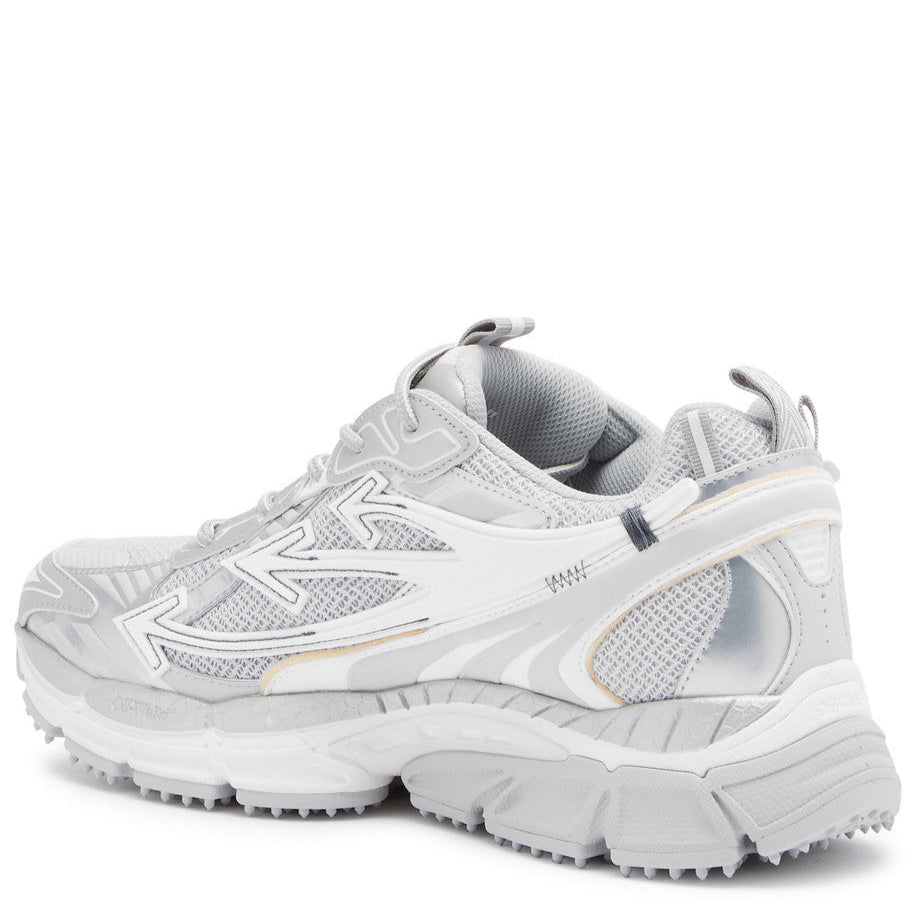 OFF-WHITE Be Right Back Panelled Mesh Sneakers with Signature Arrows Appliqué