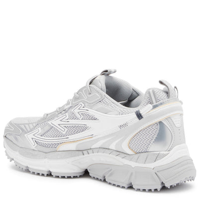 OFF-WHITE Be Right Back Panelled Mesh Sneakers with Signature Arrows Appliqué