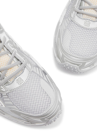 OFF-WHITE Be Right Back Panelled Mesh Sneakers with Signature Arrows Appliqué