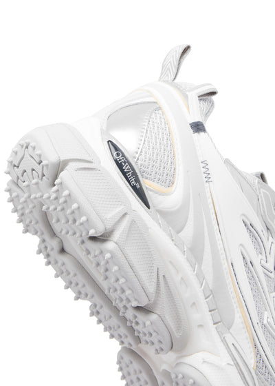 OFF-WHITE Be Right Back Panelled Mesh Sneakers with Signature Arrows Appliqué