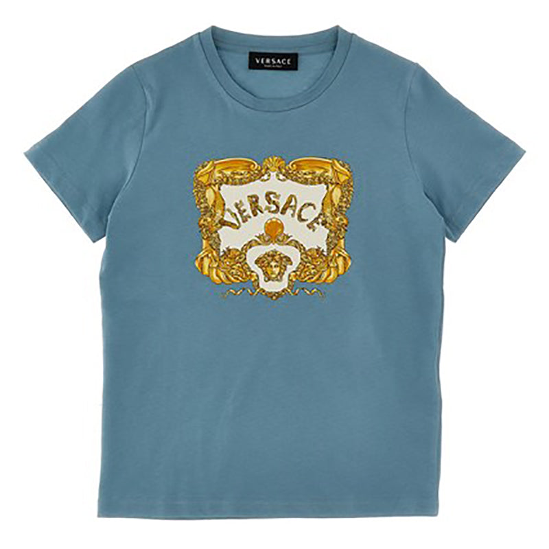 VERSACE KIDS Seashell Baroque Kids' Capsule The Holiday T-shirt