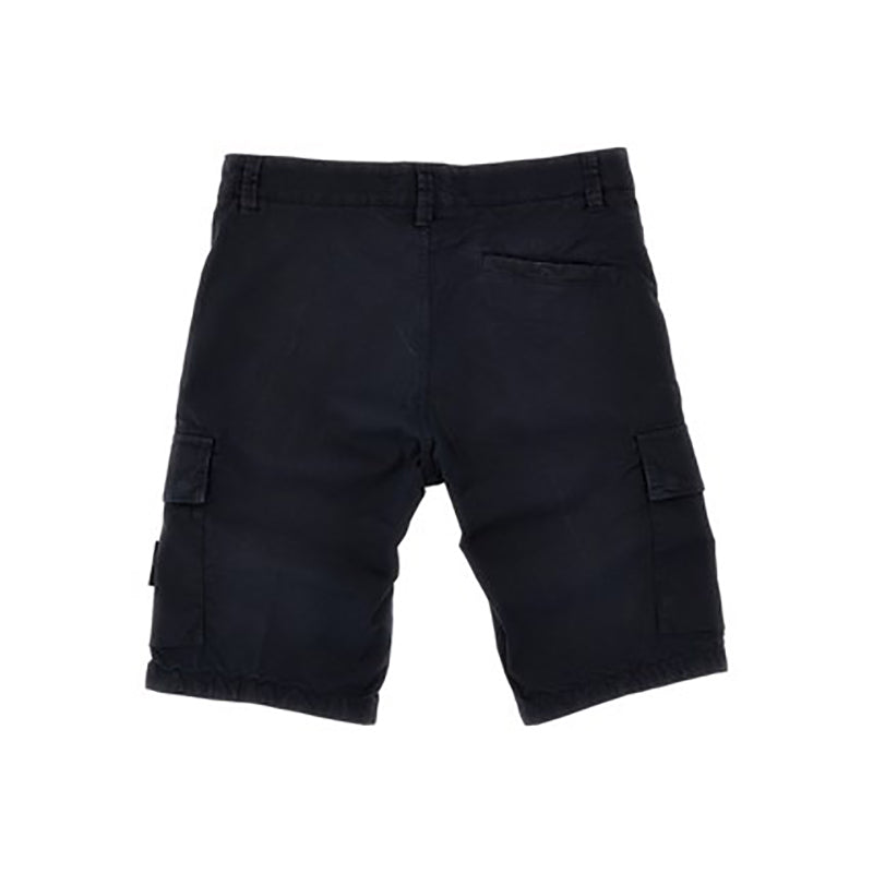 STONE ISLAND JUNIOR Logo Badge Bermuda Shorts