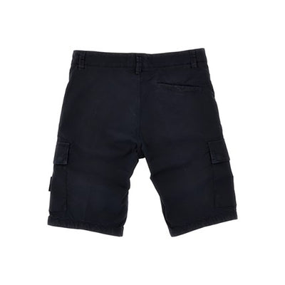 STONE ISLAND JUNIOR Logo Badge Bermuda Shorts