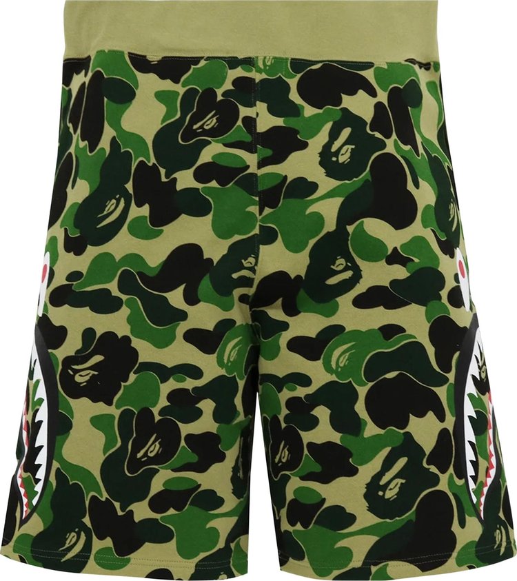 BAPE Big ABC Camo Side Shark Sweat Shorts 'Green' – Royal Culture