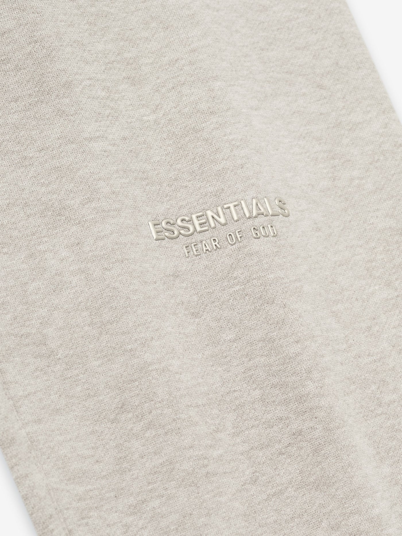 Fear Of God Essentials Vintage Metallic Logo Sweatpants ‘Heather Stone’ SP25