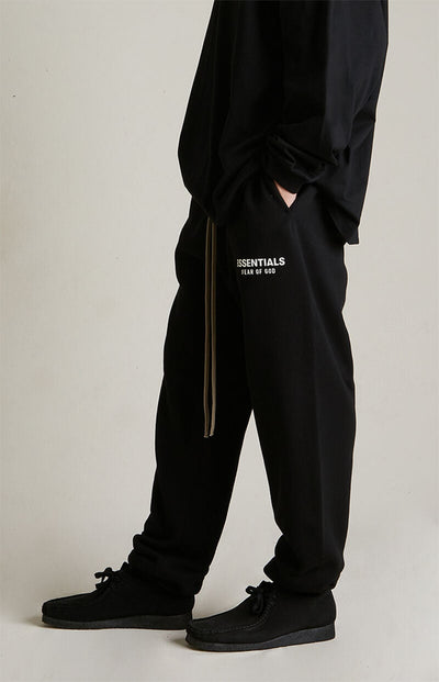 FEAR OF GOD ESSENTIALS Sweatpants SS25 Black
