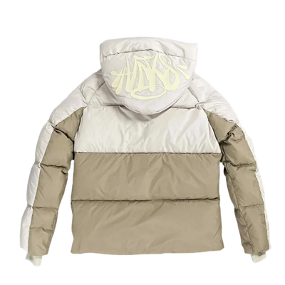 Syna World Logo Puffer Jacket - Cream