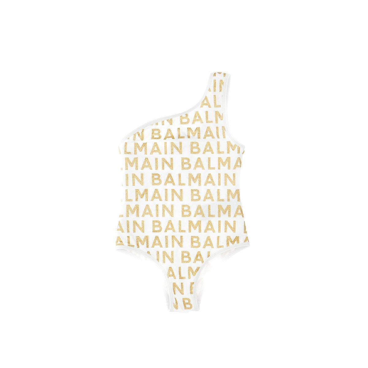 BALMAIN KIDS Logo Print One-Piece Swimsuit
