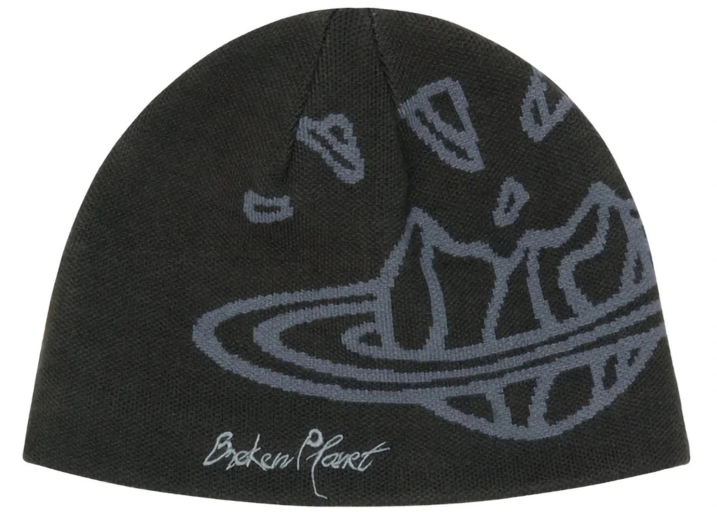 Broken Planet Soot Black Logo Beanie