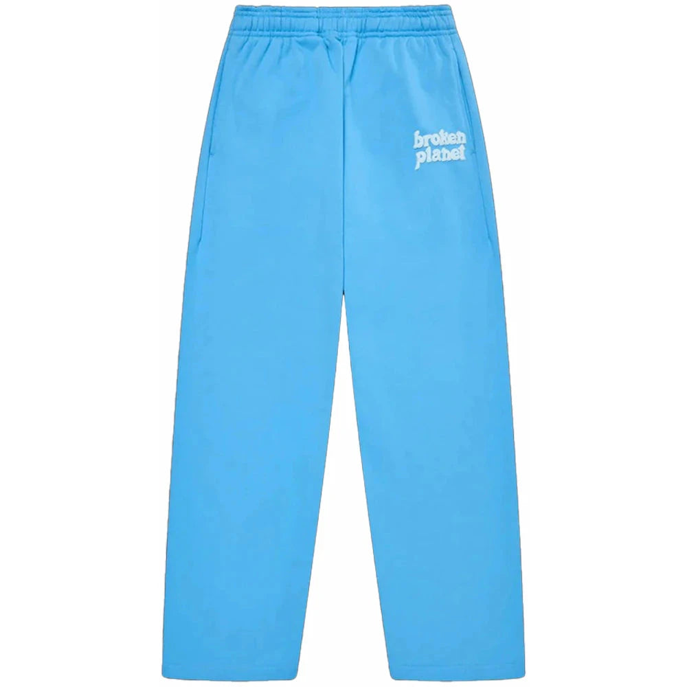 Broken Planet Market Basics Straight Leg Sweatpants Light Blue