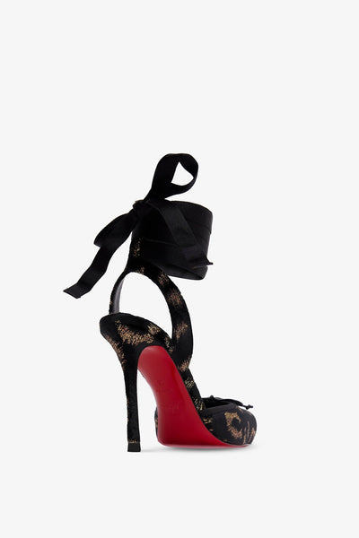 Christian Louboutin Cassia Leopard Velvet 100mm Stiletto Pumps