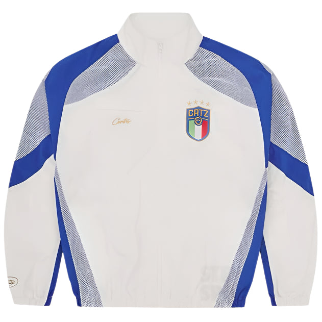 Corteiz RTW Italia Olympic Shuku Jacket - White / Blue