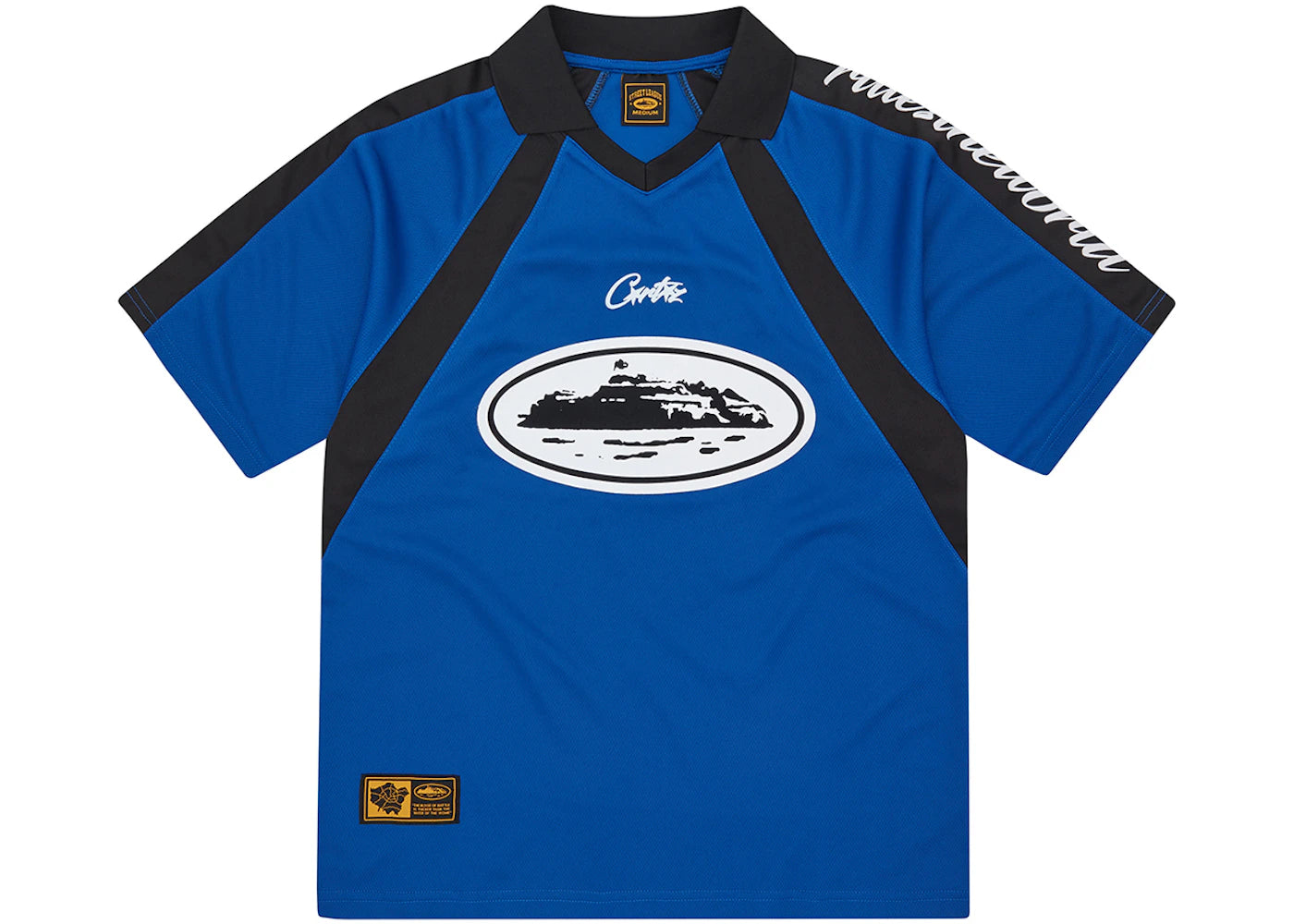 Corteiz Alcatraz Navy Men's Football Jersey – Premium Streetwear