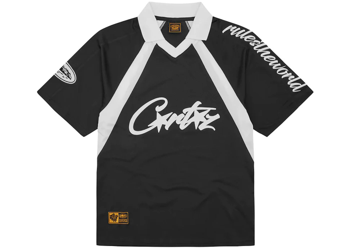 Corteiz Allstarz Black Football Jersey Men's FW23 Streetwear