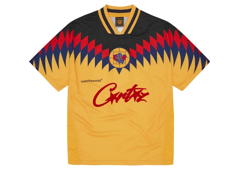 Corteiz Club RTW Football Jersey: Vibrant Multicolor 1995 Mexico City Kit