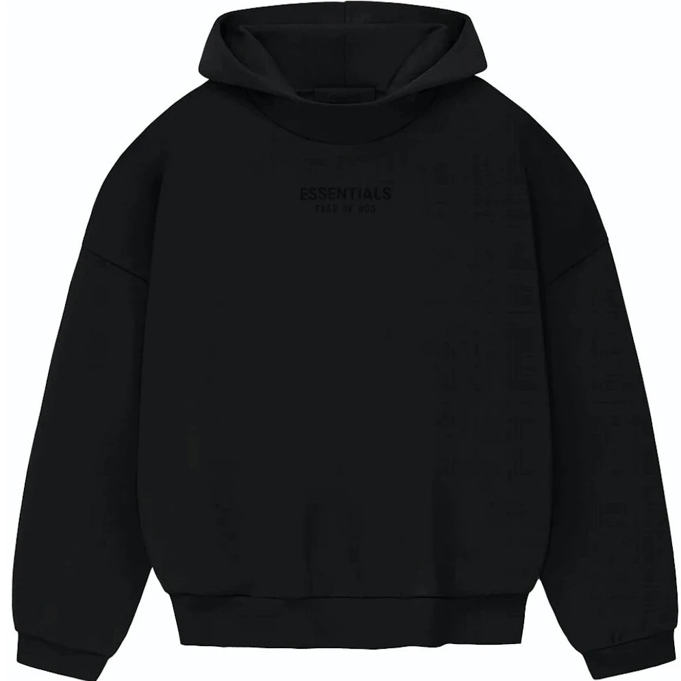 FEAR OF GOD Essentials hoodie jet black (FW23)