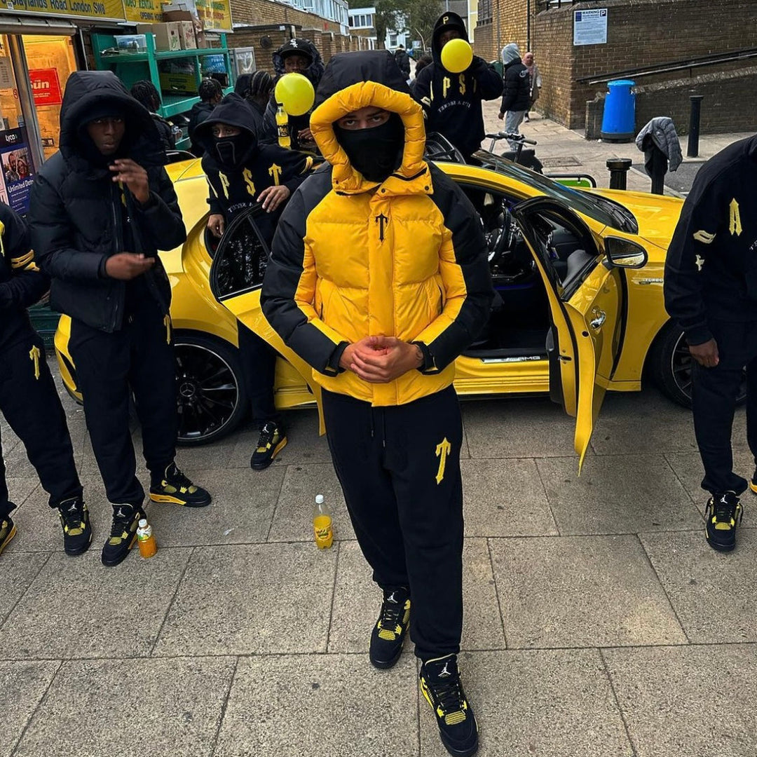 Trapstar Irongate Arch Chenille 2.0 Hooded Tracksuit - Black 