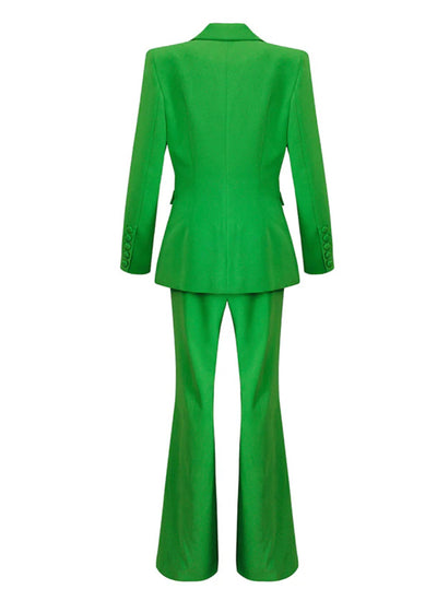 ‘Heartless' Green Blazer Trouser 2 Piece Set