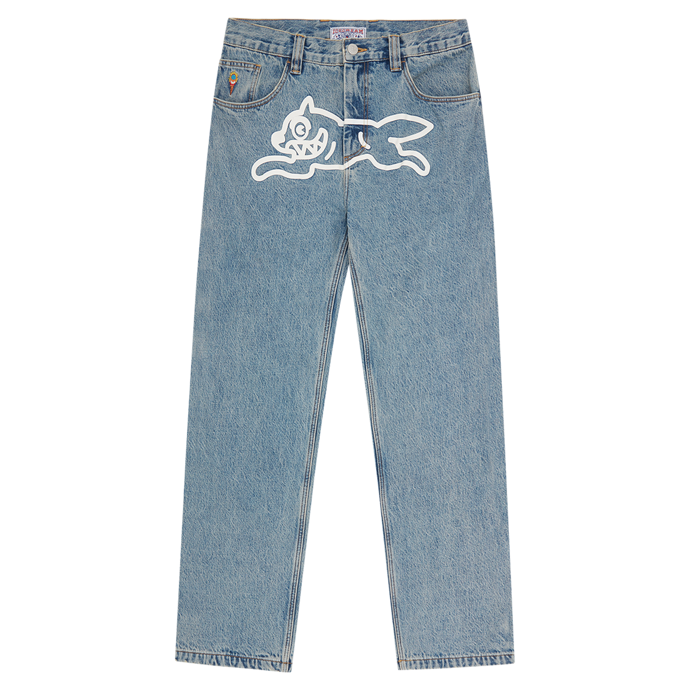 ICECREAM Check Lined Denim Pant