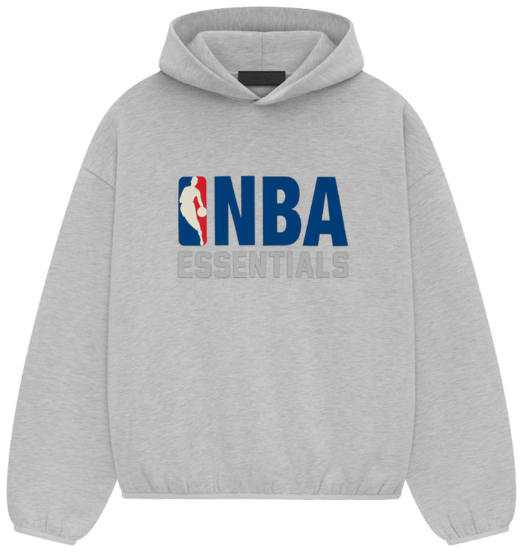 Fear of God Essentials X NBA Hoodie Light Heather