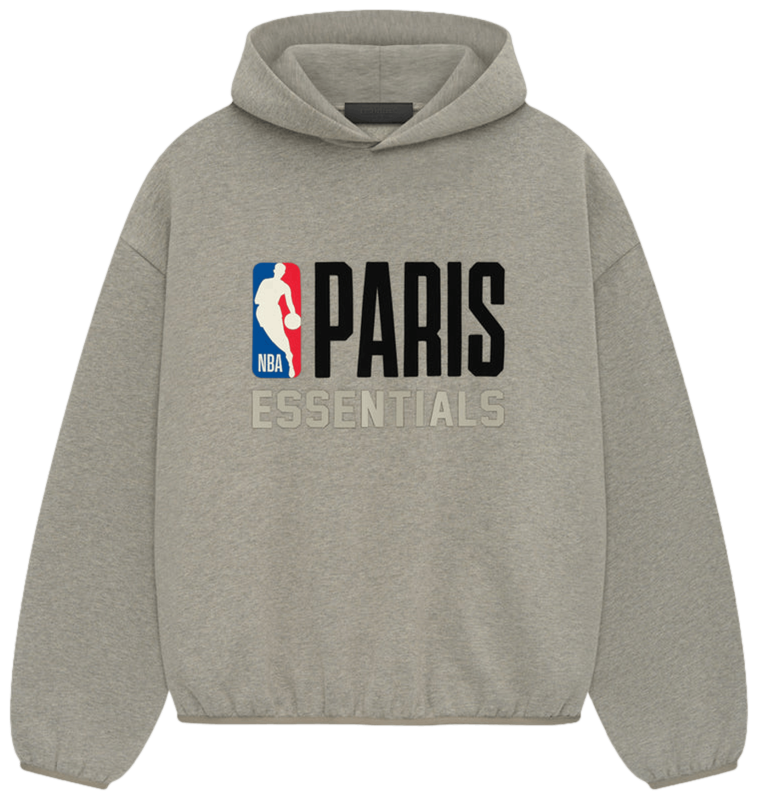 Fear of God Essentials X NBA Hoodie Warm Heather