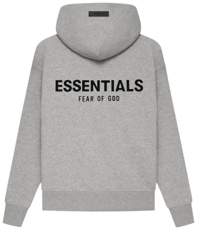 (SALE) FEAR OF GOD ESSENTIALS HOODIE DARK OATMEAL KIDS/JR SS22