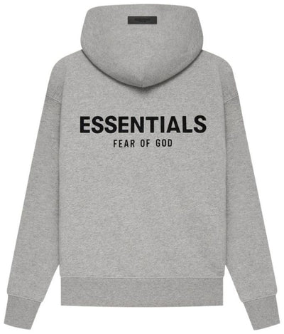 (SALE) FEAR OF GOD ESSENTIALS HOODIE DARK OATMEAL KIDS/JR SS22